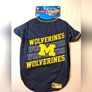 Pet Apparel Michigan Wolverines Size Large BNWT